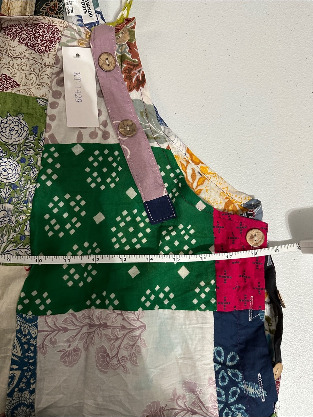 Patchwork Multicolor Women's Jumpsuit - Picture 5 of 5